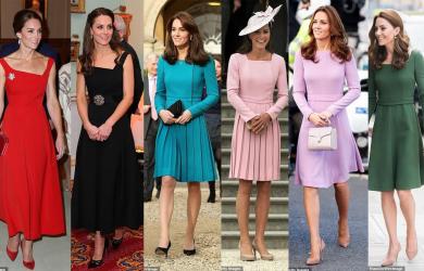 Bí quyết diện đẹp mà tiết kiệm thời gian shopping của công nương Kate: Thấy bộ nào ưng thì mua lấy 2 màu